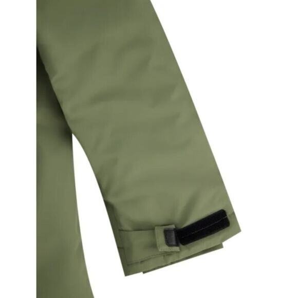 Roxy Youth Girls Parka Jacket‎ Green Size M 10/12 Zip Up New With Tags - Picture 4 of 5